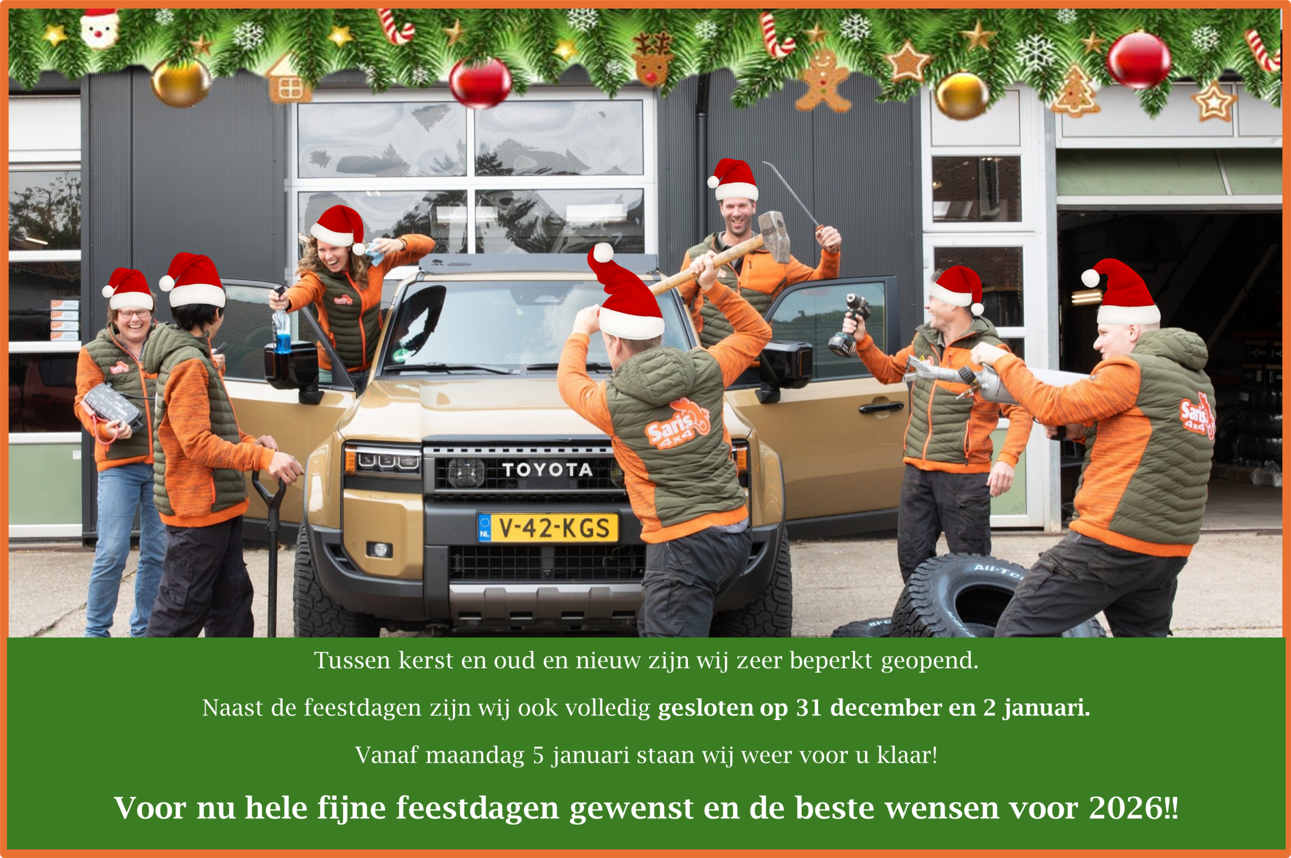 Openingstijden feestdagen